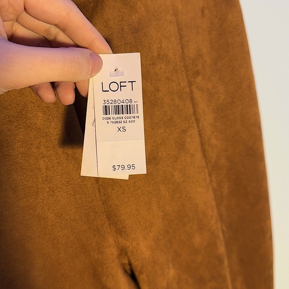 FAUX SUEDE LEGGINGS - Picture 3 of 5